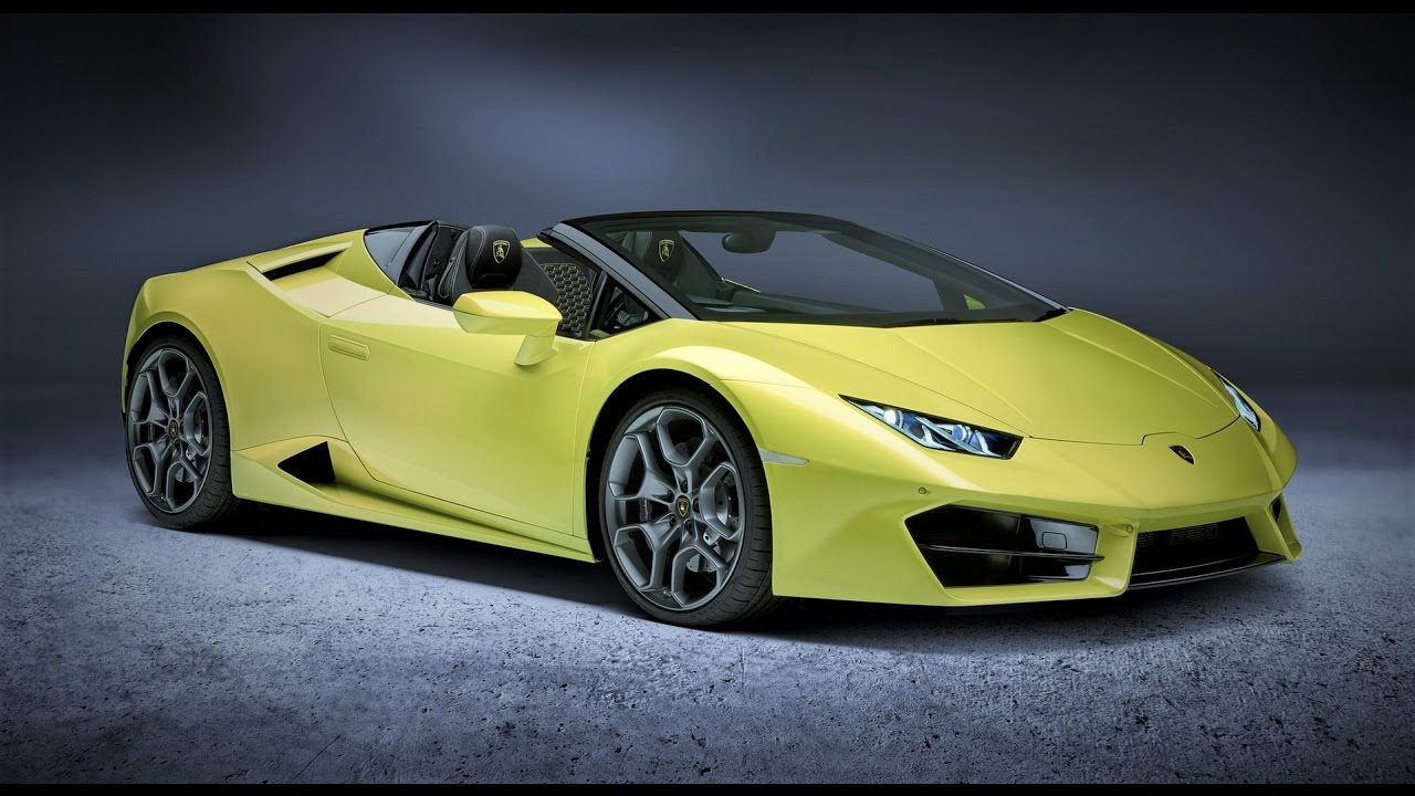 Lamborghini Huracàn RWD Spyder launched