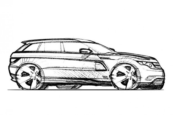  Range Rover Velar sketch