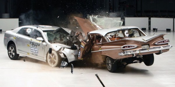 Two decades of crash testing cars