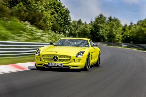 SLS AMG Electric Drive all electric supercar could accelerate from 0-100kph in 3.9sec