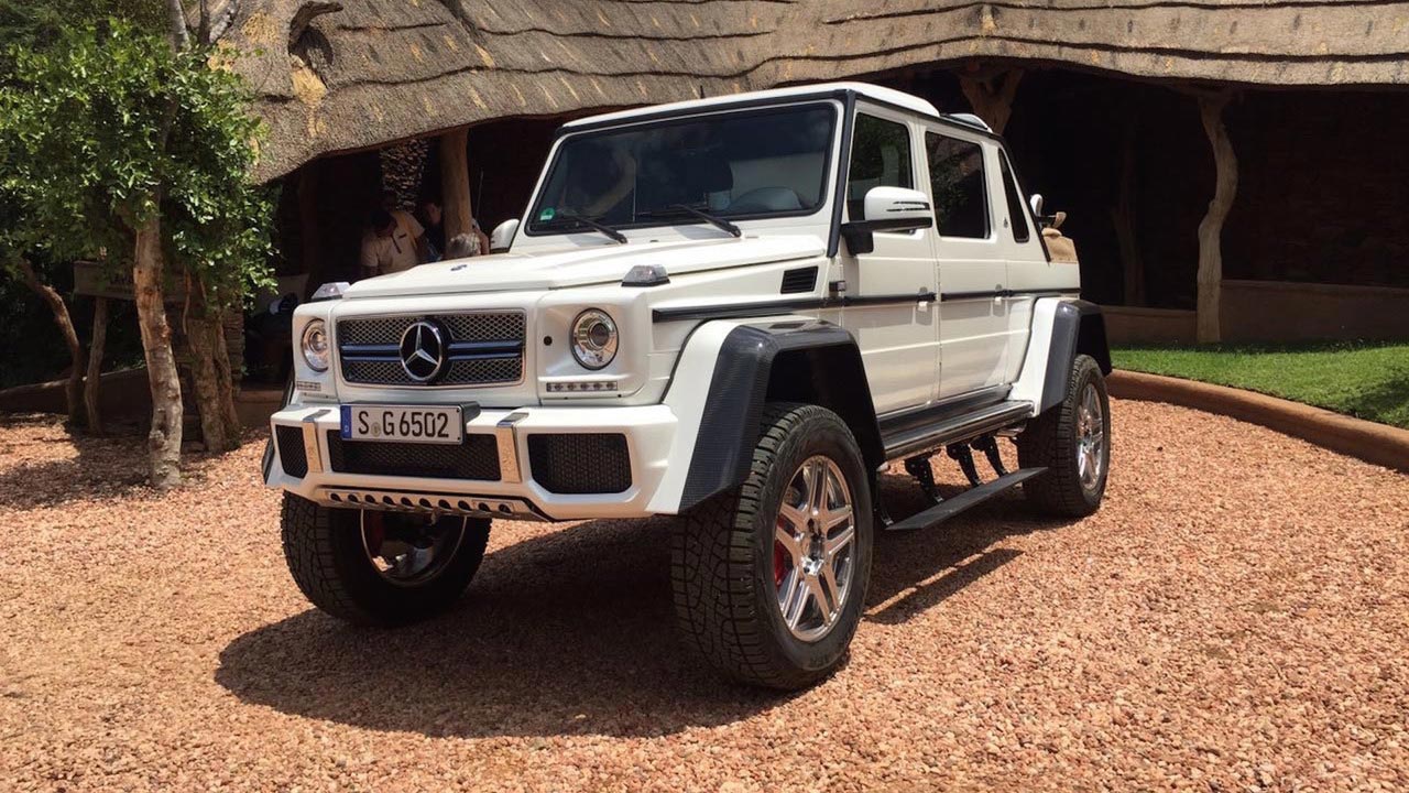 Details of the Mercedes-Maybach G65 4x4² Landaulet leaked