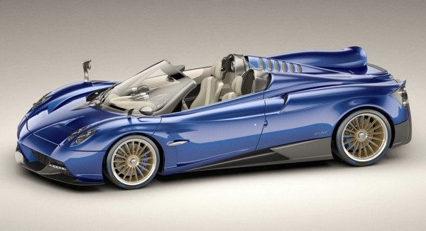 Unlike most convertibles, the Huayra Roadster is 80kg lighter than the hard-top