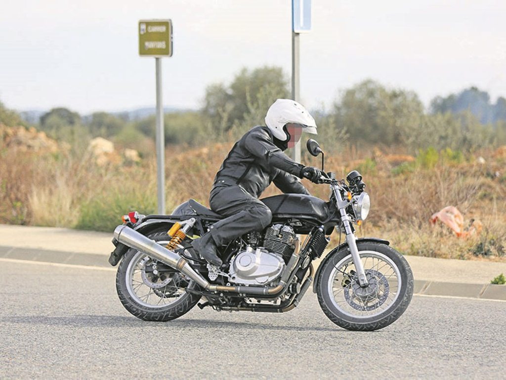 Royal Enfield Continental GT 750 spied in the UK