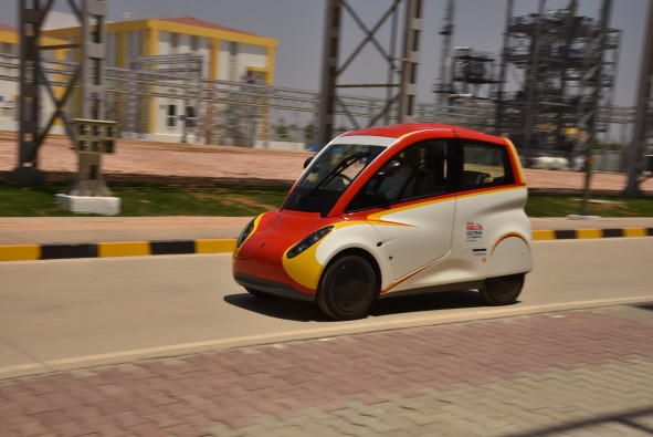 The new Shell concept car is designed by Gordan Murray, who was involved in designing the McLaren F1 supercar.