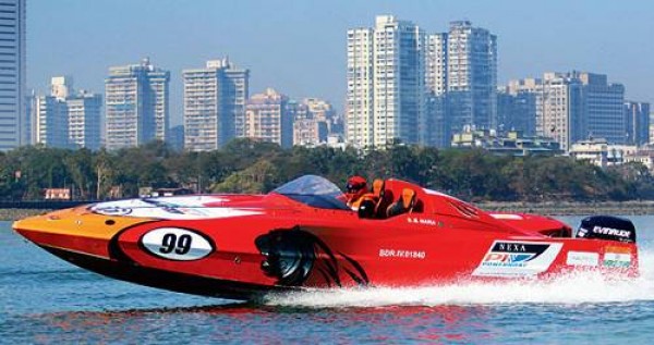 This was the first ever powerboat race held in India.