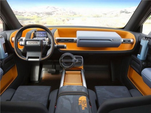 Toyota FT-4X concept interior.