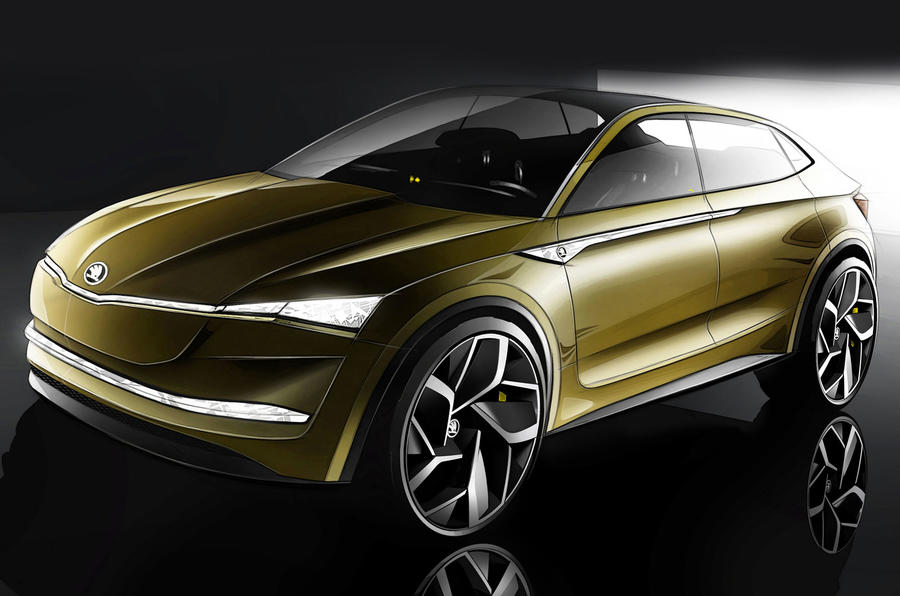 Skoda reveals Vision E SUV concept