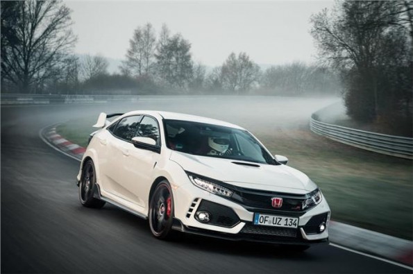 The 2017 Civic Type R lapped the 