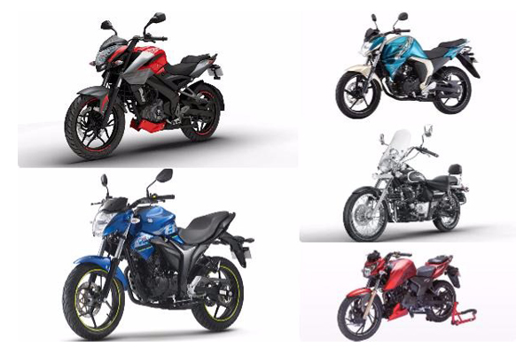 Top 5 bikes under ₹1 lakh