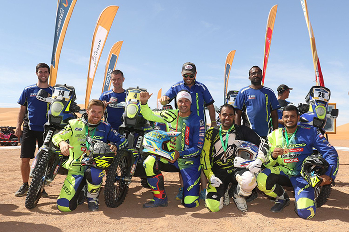 Indian contingent finishes strongly at 2017 Merzouga Rally