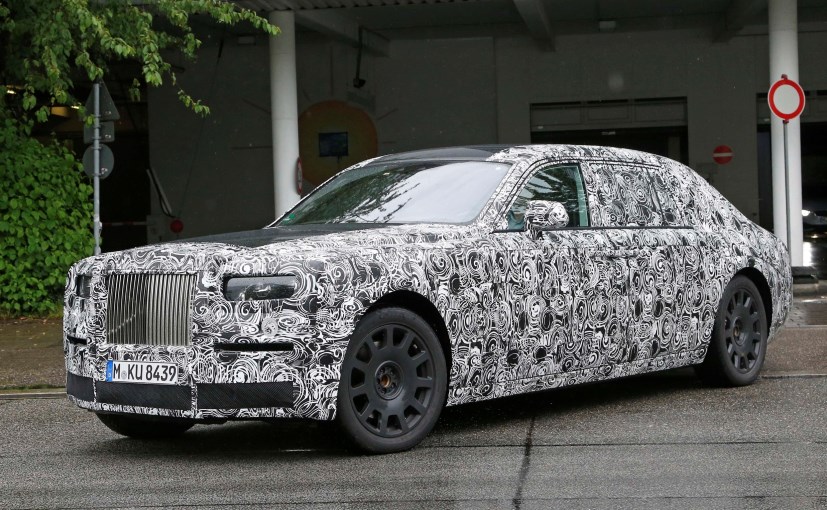 Next-gen Rolls-Royce Phantom spotted testing