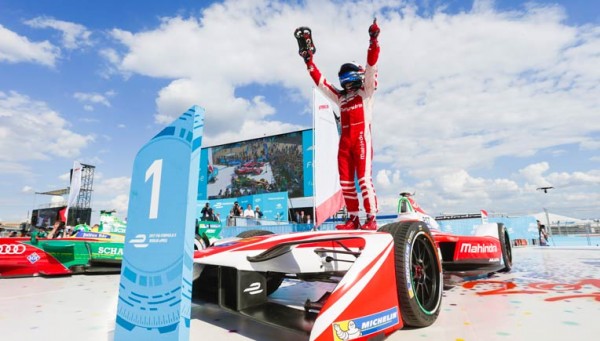 Felix Rosenqvist from Mahindra Racing wins Formula E at Berlin