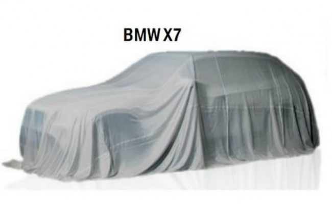 BMW X7 SUV Concept unveiling in September