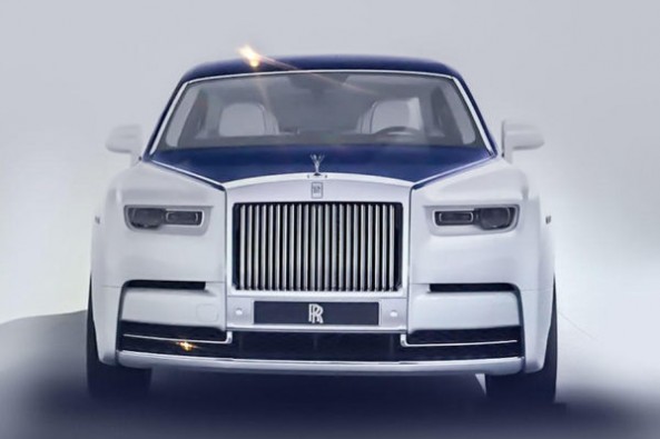 Next-gen Rolls-Royce Phantom pictures leaked.
