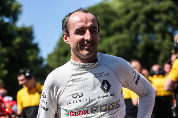 Kubica Will Take Part in Hungary F1 Test with Renault