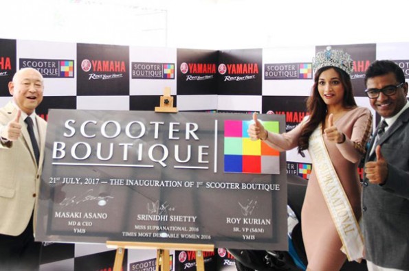 Yamaha’s first scooter boutique opened in Chennai