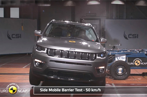 Jeep’s Compass Scores 5 Stars in Euro NCAP Test