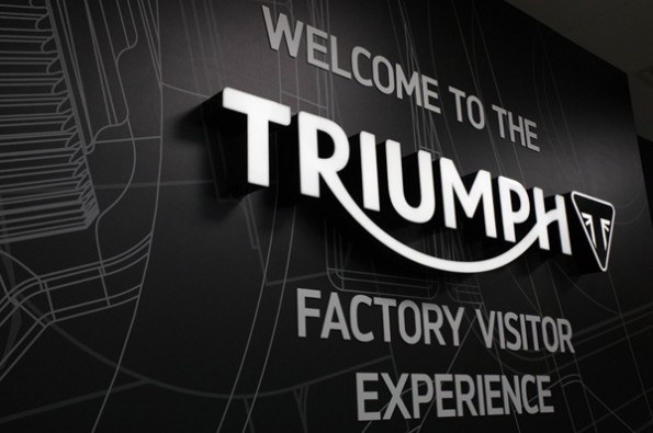 Triumph new factory visitor centre.