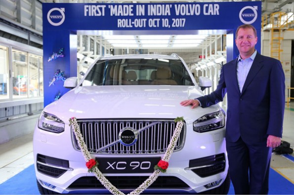 Volvo starts assembling XC90 in India.