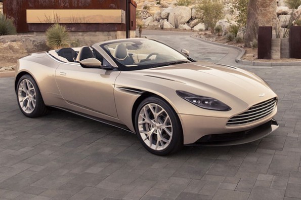 Aston Martin DB11 Volante showcased.