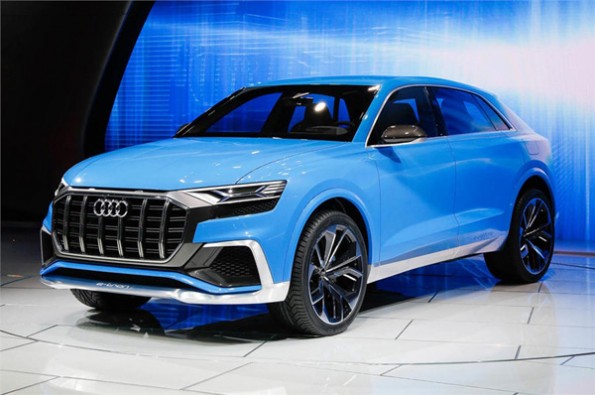 Audi’s upcoming Q8 SUV spotted.