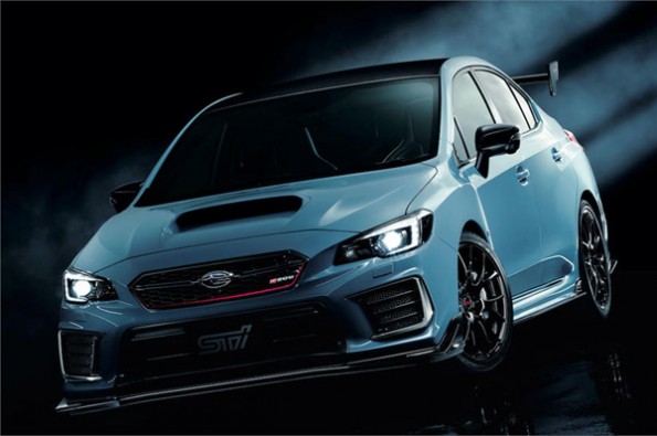 Subaru shows WRX STI S208 at Tokyo.