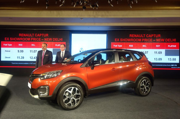 Renault Launches its Captur in India