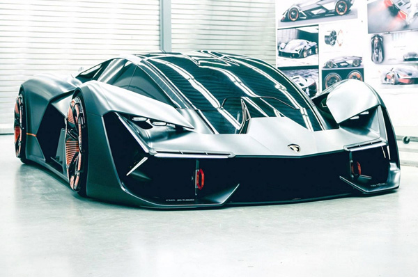 Lamborghini Shows All-Electric Terzo Millennio Concept 