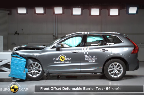 Volvo’s New XC60 Scores Five Stars in Euro NCAP Tests