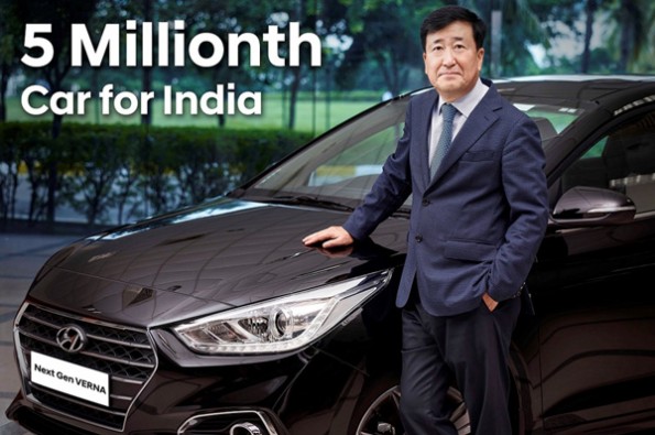 Hyundai crosses five million mark.