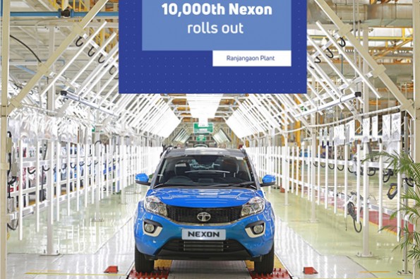 Tata produces 10,000th Nexon. 