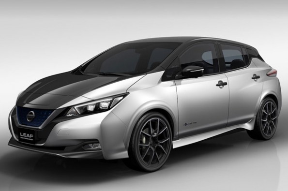 Nissan shows Leaf Grand Touring.