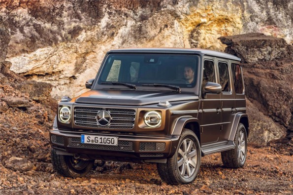 Mercedes shows its new G-Class.
