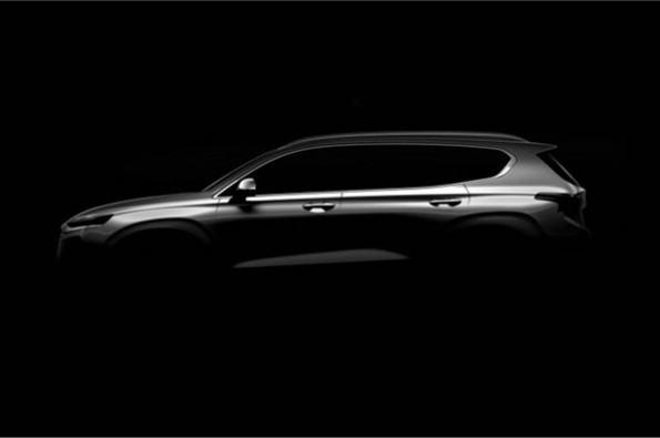 Hyundai teases new Santa Fe SUV.