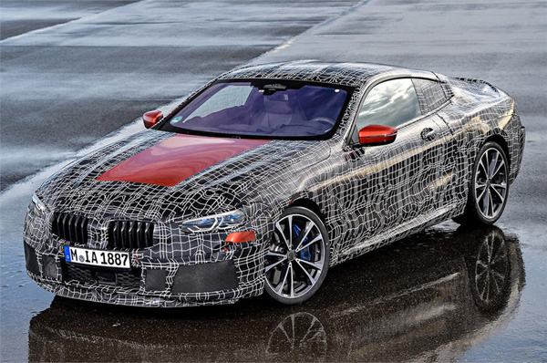 BMW Shows its 8-Series Officially But Wearing Light Camouflage