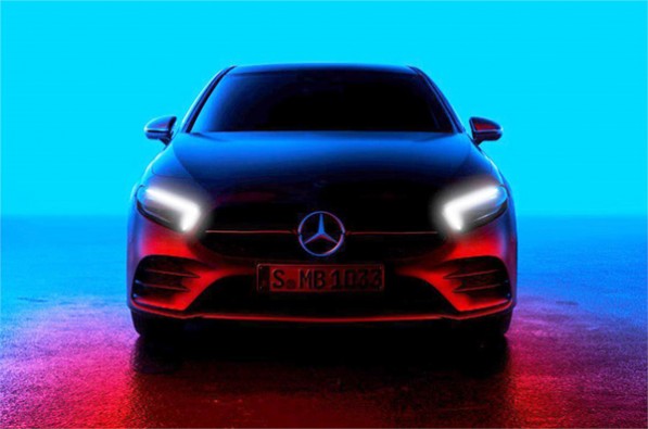 Mercedes-Benz shows teaser.