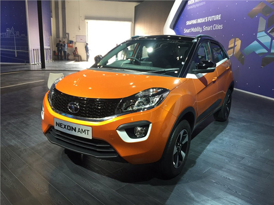 Tata Motors Debuts Nexon AMT at Auto Expo