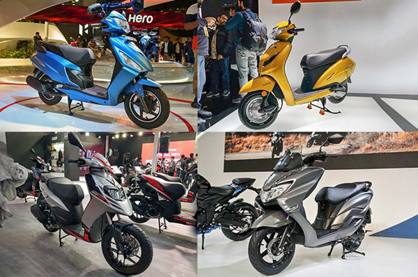 Top Scooters at the Auto Expo 2018