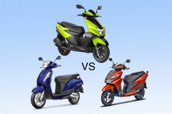 TVS Ntorq 125 vs rivals.