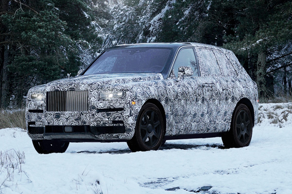 Rolls-Royce’s New SUV to be Called the Cullinan 
