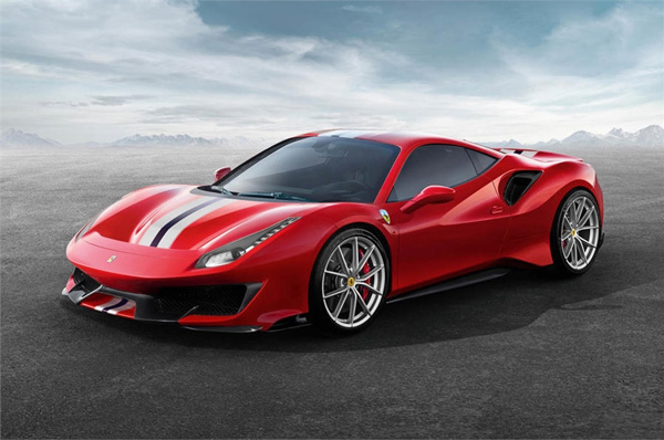 Ferrari shows its 488 Pista with a racing-derived V8