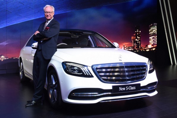 Mercedes launches S-class facelift.