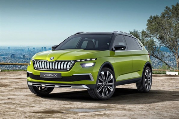 Skoda Vision X SUV concept revealed.