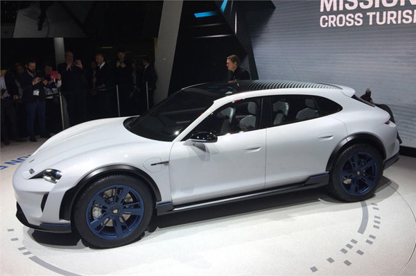 Porsche’s Mission E Cross Turismo concept unveiled 