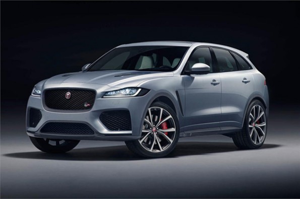 Jaguar showcases F-Pace SVR.