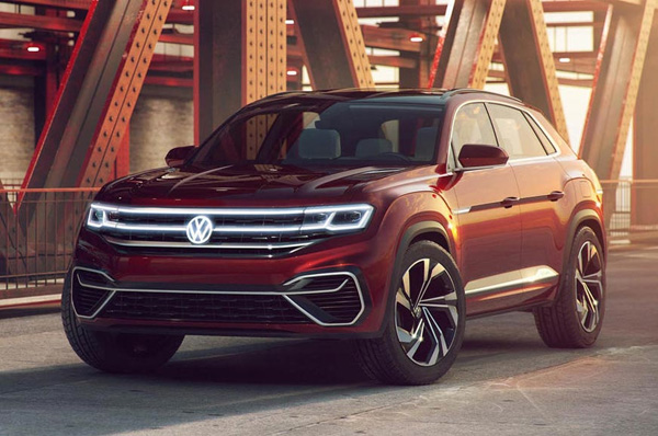 Volkswagen showcases its Atlas Cross Sport SUV concept
