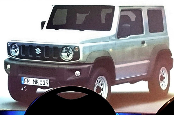 Suzuki will reveal its Jimny sometime this year