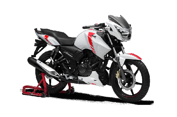 TVS launches White Race Edition of the Apache RTR 160