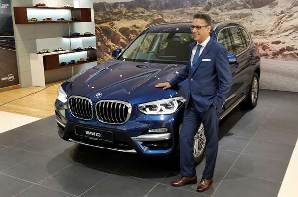 BMW launches its X3 in India