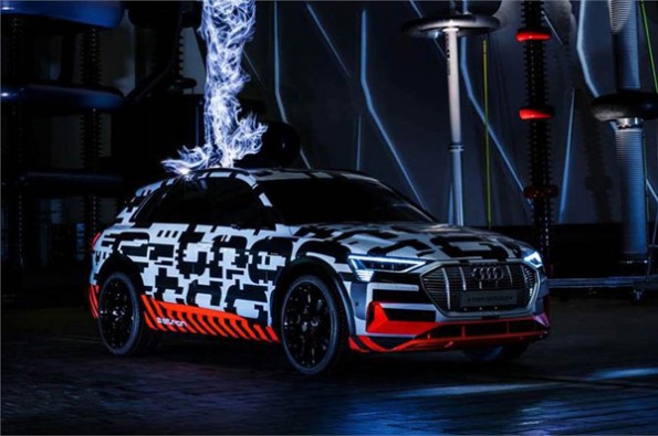 Details of Audi’s E-Tron SUV reveal.